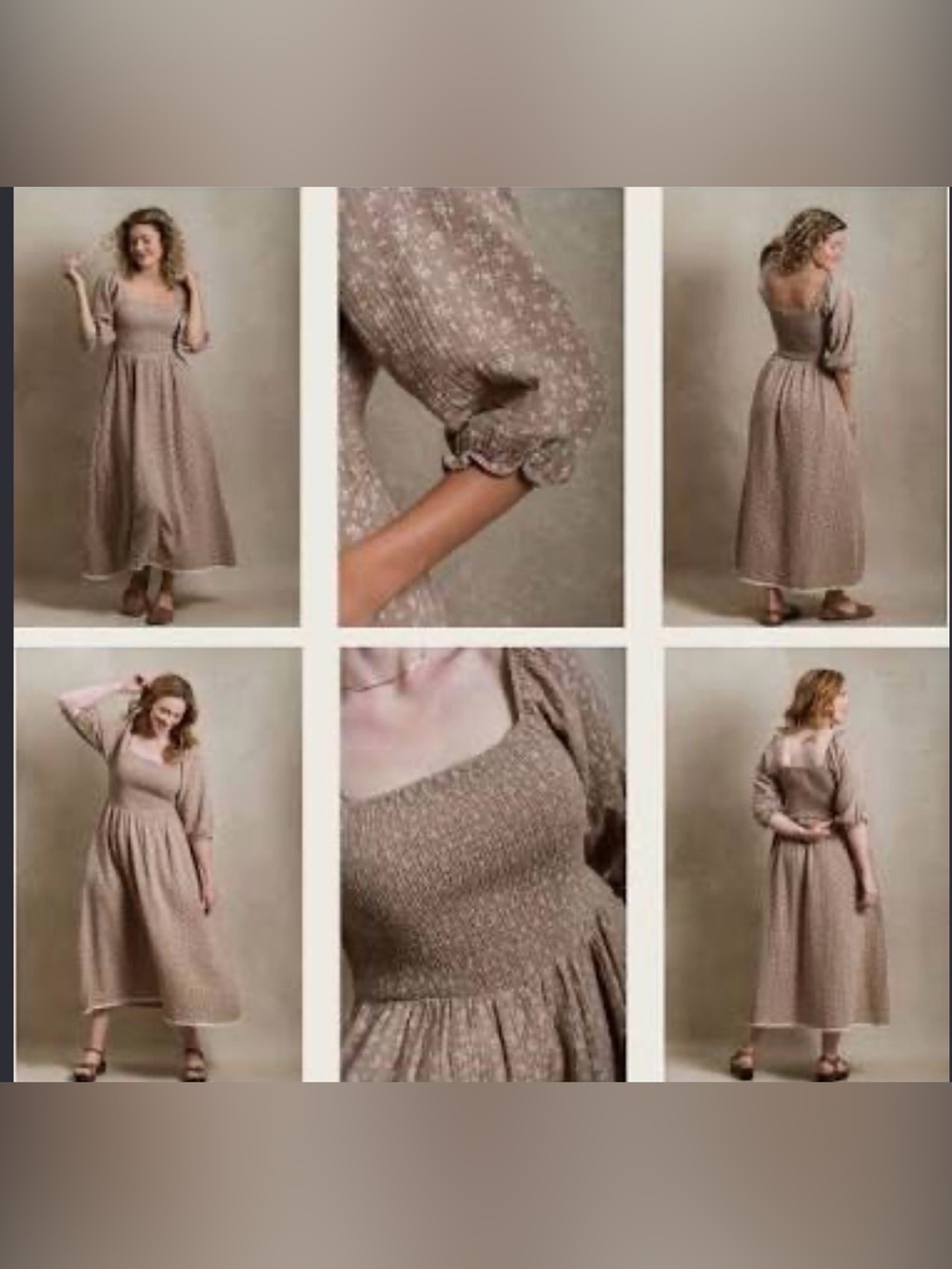 Neuflora Loveland Dress Brown Floral